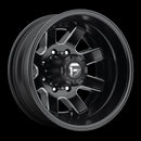 17X6.5 Fuel D538 Maverick Matte Black Milled 8X200 ET-140 wheel/rim