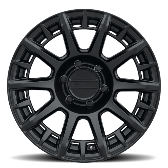 18x9 Raceline 964SB Vector Satin Black 6x135 ET18 CB87.1 Wheel