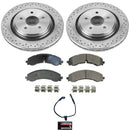 PowerStop OE Stock Replacement Low-Dust Ceramic Brake Pad and Rotor Kit