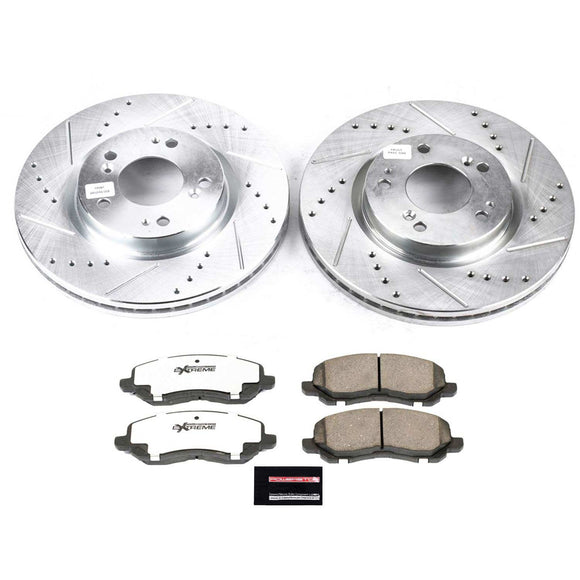 PowerStop Z26 Street Performance Ceramic Brake Pad and Drilled & Slotted Rotor K