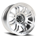 20x9.5 Vision 409 Inferno Milled Machine Face 5x5 (5x127) ET-18 wheel/rim