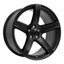 20" Replica Wheel DG22 Fits Dodge Challenger 20x9.5 Satin Black Wheel