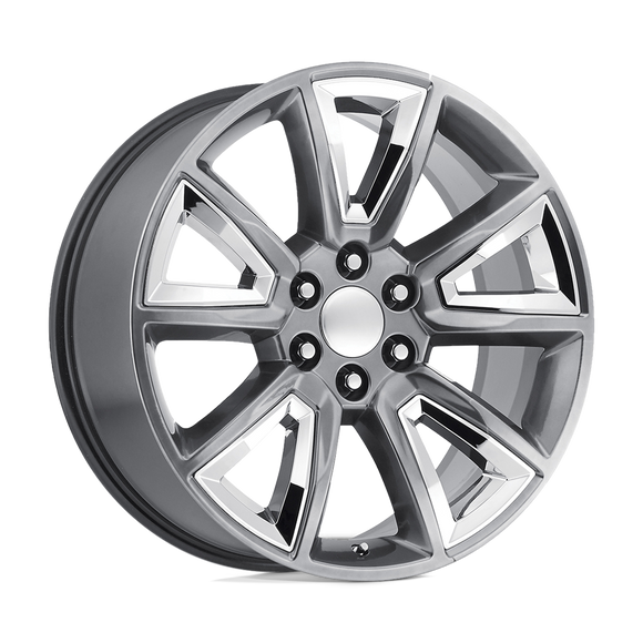 22X9 OE Performance PR168 SLV W/ CHR ACC 6X139.7 ET24 wheel/rim