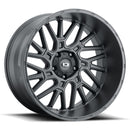 20x10 Vision 404 Satin Black 8x165.1 ET-25 wheel/rim-3
