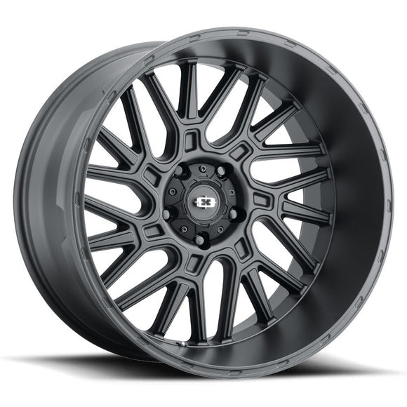 20x10 Vision 404 Satin Black 8x165.1 ET-25 wheel/rim