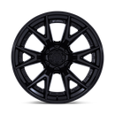18x9 Fuel Off-Road FC402 Catalyst Matte Black Gloss Black Lip 6x139.7 ET1 Wheel