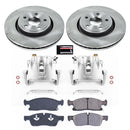 PowerStop OE Stock Replacement Low-Dust Ceramic Brake Pad, Rotor and Caliper Kit
