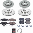 PowerStop OE Stock Replacement Low-Dust Ceramic Brake Pad and Rotor Kit