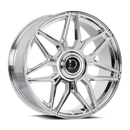 24x10 Dolce VERONA Chrome Wheel 6x135 ET35 CB106.2