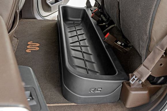 Rough Country Under Seat Storage Crew Cab For Ford F-150 15-23 Super Duty 17-22