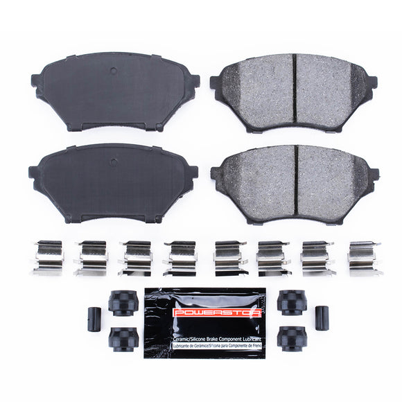 PowerStop Z23 Evolution Sport Carbon-Fiber Brake Pads With Hardware