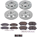 PowerStop OE Stock Replacement Low-Dust Ceramic Brake Pad and Rotor Kit