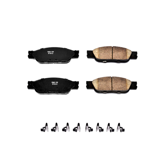 PowerStop Z17 Evolution Ceramic Brake Pads With Hardware