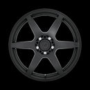 16X7 Motegi MR143 CS6 Satin Black 5X112/5X114.3 ET40 wheel/rim