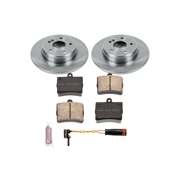 PowerStop OE Stock Replacement Low-Dust Ceramic Brake Pad and Rotor Kit