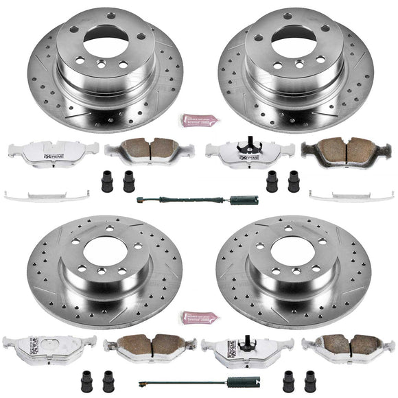 PowerStop Z26 Street Performance Ceramic Brake Pad and Drilled & Slotted Rotor K