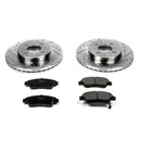 PowerStop Z23 Daily Driver Carbon-Fiber Ceramic Brake Pad and Drilled & Slotted