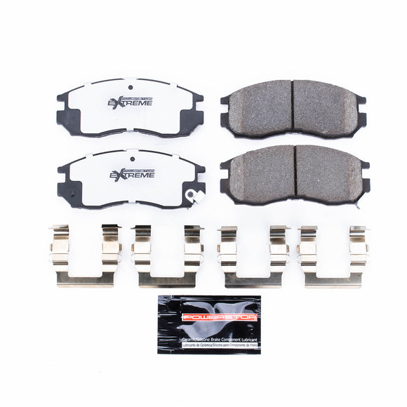 PowerStop Z26 Street Performance Carbon-Fiber Ceramic Brake Pads With Hardware