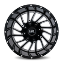 20x12 Hardrock Overdrive Gloss Black Milled 8x165.1 ET-51 wheel/rim