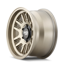 17x9 Dirty Life Canyon Satin Gold 5x127 ET-12 CB71.5 Wheel Rim