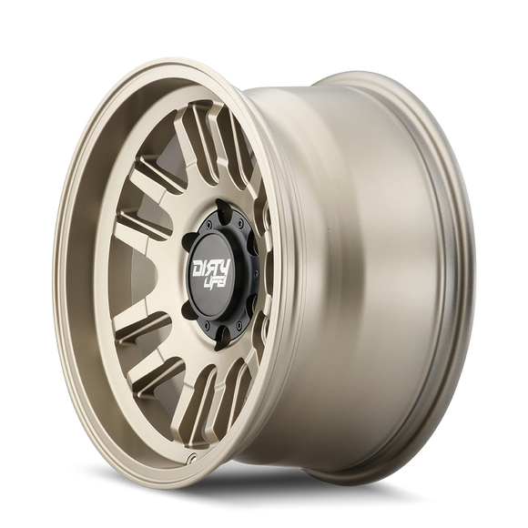 17x9 Dirty Life Canyon Satin Gold 5x127 ET-12 CB71.5 Wheel Rim