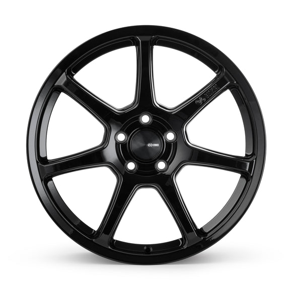 16x7.5 Enkei Imola II Gloss Black 5x114.3 ET45 CB72.6 Wheel