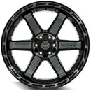 4Play Gen3 4P63 22x12 Black Brushed Face Tinted Wheel 6x135 ET-44 CB106.1