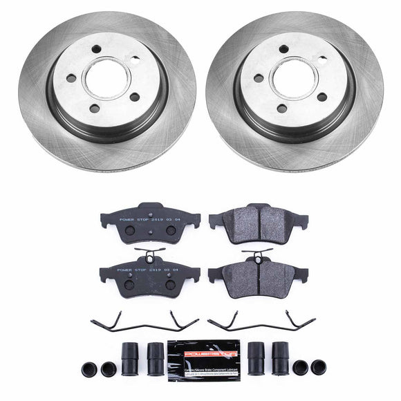 PowerStop Track Day Spec High-Performance Brake Pad and Rotor Kit