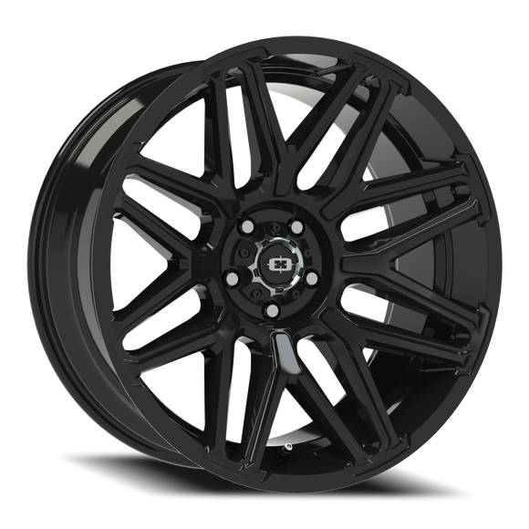 22X10 Vision 305 Rekluse Gloss Black Wheel 5x127 5x5 ET-19 CB78.1
