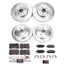 PowerStop Z23 Daily Driver Carbon-Fiber Ceramic Brake Pad and Drilled & Slotted