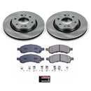 PowerStop OE Stock Replacement Low-Dust Ceramic Brake Pad and Rotor Kit