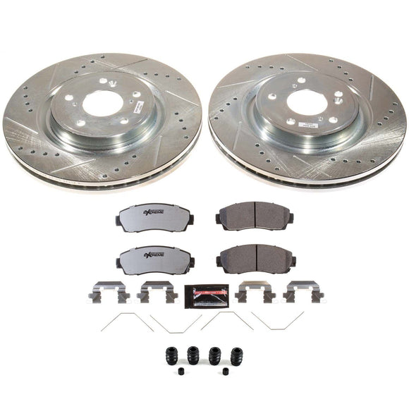 PowerStop Z26 Street Performance Ceramic Brake Pad and Drilled & Slotted Rotor K