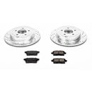 PowerStop Z23 Daily Driver Carbon-Fiber Ceramic Brake Pad and Drilled & Slotted