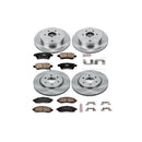 PowerStop OE Stock Replacement Low-Dust Ceramic Brake Pad and Rotor Kit