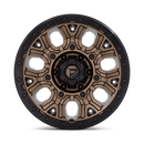 17x9 Fuel Off-Road D826 Traction Matte Bronze with Black Ring 6x139.7 ET1 Wheel
