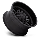 20x10 Fuel Off-Road D796 Arc Matte Black with Gloss Black Lip 6x135 ET-18 Wheel