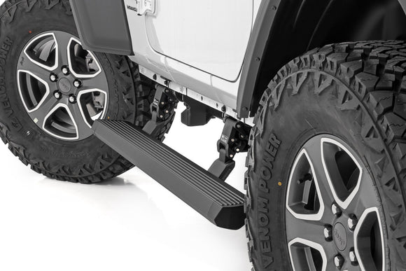 Power Running Boards - Lighted - 2 Door - Jeep Wrangler JL (18-23)