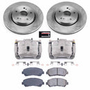 PowerStop OE Stock Replacement Low-Dust Ceramic Brake Pad, Rotor and Caliper Kit