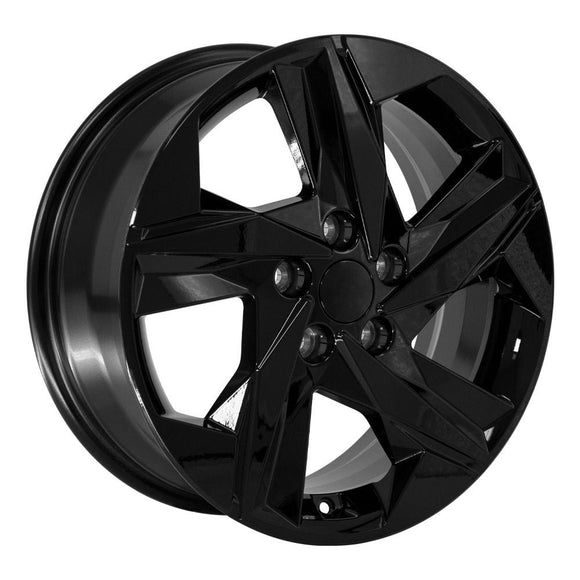 17" Replica HY12 fits Hyundai 17 in. x 7 in. Gloss Black
