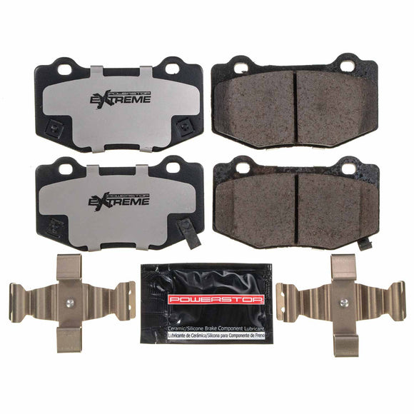 PowerStop Z26 Street Performance Carbon-Fiber Ceramic Brake Pads With Hardware