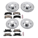 PowerStop Z23 Daily Driver Carbon-Fiber Ceramic Brake Pad and Drilled & Slotted