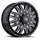 20x8.25 Vision 401 Rival Gloss Black Machined Face 8x170 ET-145 CB125.2