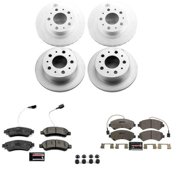 Z36 Truck & Tow Premium Carbon-Fiber Ceramic Brake Pad and Fully Coated Rotor Ki