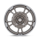 22x9 US Mag UC147 Flagstaff Pewter With Chrome Lip 5x127 ET15 CB78.1 Wheel