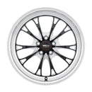 18x5 WELD Performance Belmont Drag Black Mill 5x114.3 5x4.5 ET-23 Wheel
