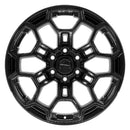 20x9 Defiant DF03 Gloss Black 6x139.7 6x5.5 ET-12 Wheel Rim