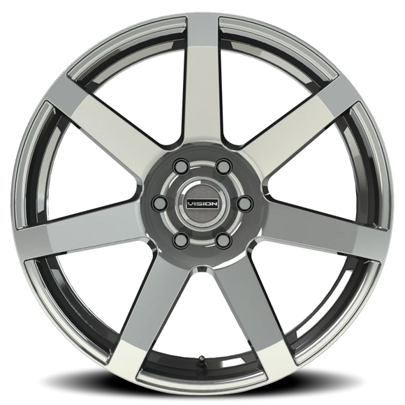 17x8 Vision 9042V Sultan Chrome 6x127 6x5 ET30 Wheel Rim