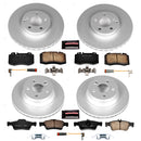 PowerStop Genuine Geomet Coated Rotor and Carbon-Fiber Ceramic Brake Pad Kit