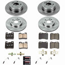 PowerStop OE Stock Replacement Low-Dust Ceramic Brake Pad and Rotor Kit