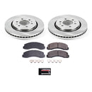 PowerStop OE Stock Replacement Low-Dust Ceramic Brake Pad and Rotor Kit